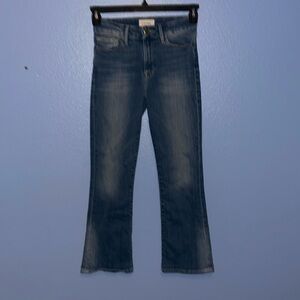 Frame Denim 26 Le Crop Mini Boot Jeans. M